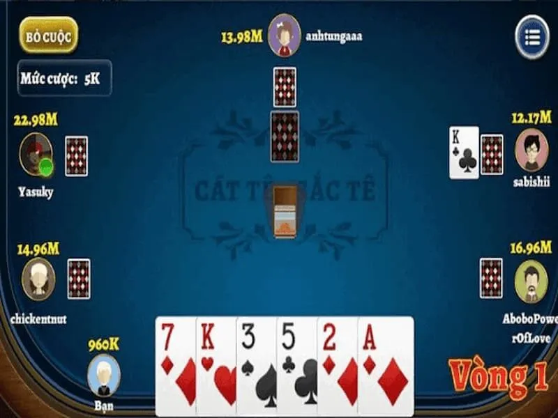 Quy tắc đánh bài Catte cơ bản cho newbie